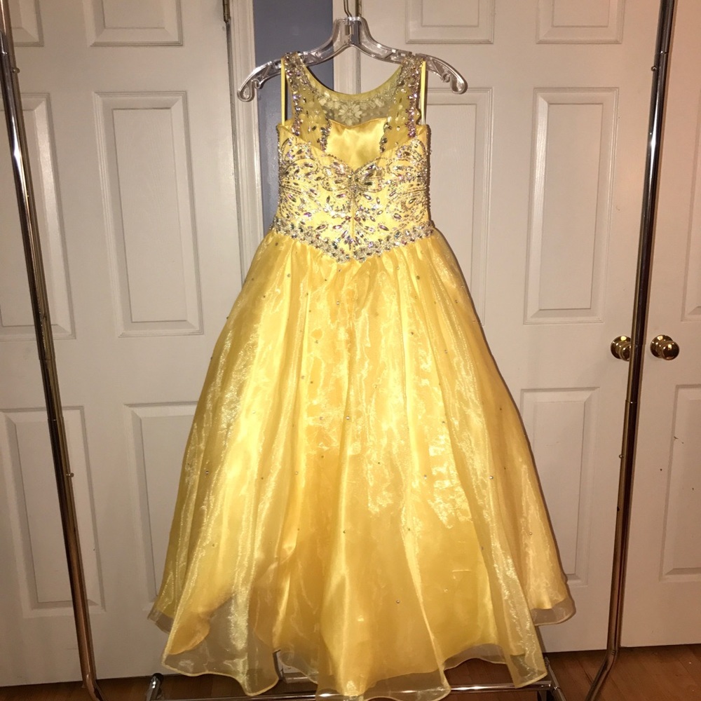 Dress Little Rosie size 8 yellow dress